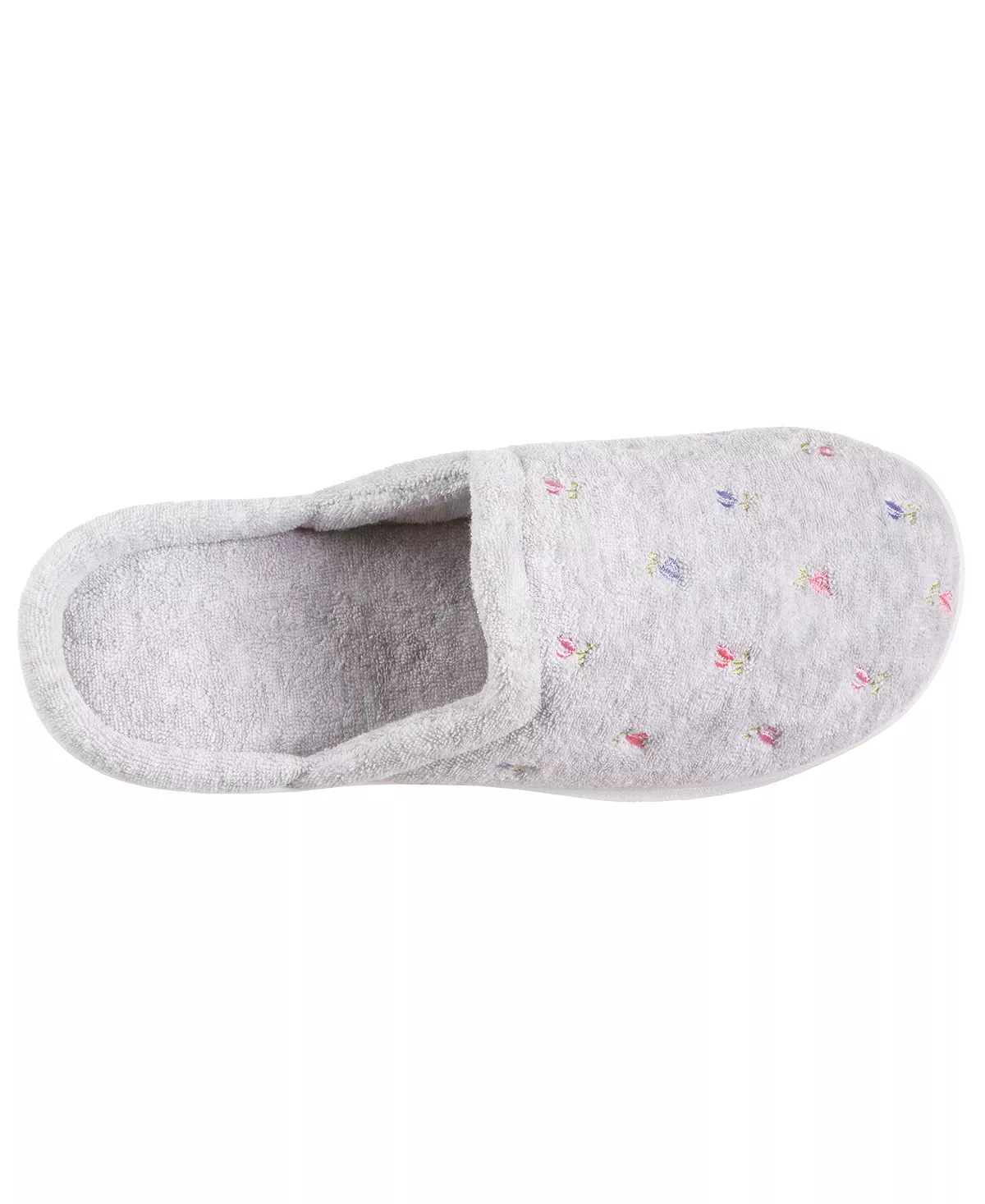 Isotoner Signature Women's Secret Sole Embroidered Clog Slippers - Image 4