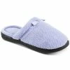 Isotoner Signature Women's Chevron Microterry Clog Slippers, Online Only