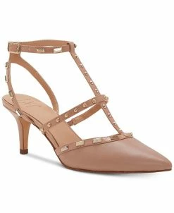 INC International Concepts Ma Pointed Toe Studded Kitten Heel Pumps, Created For Macy's