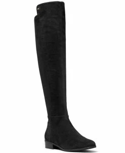 Michael Kors Women's Bromley Suede Flat Tall Riding Boots
