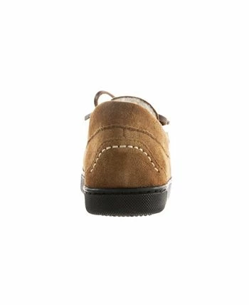 Isotoner Signature Women's Sage Genuine Suede Moccasin Slippers - Image 5