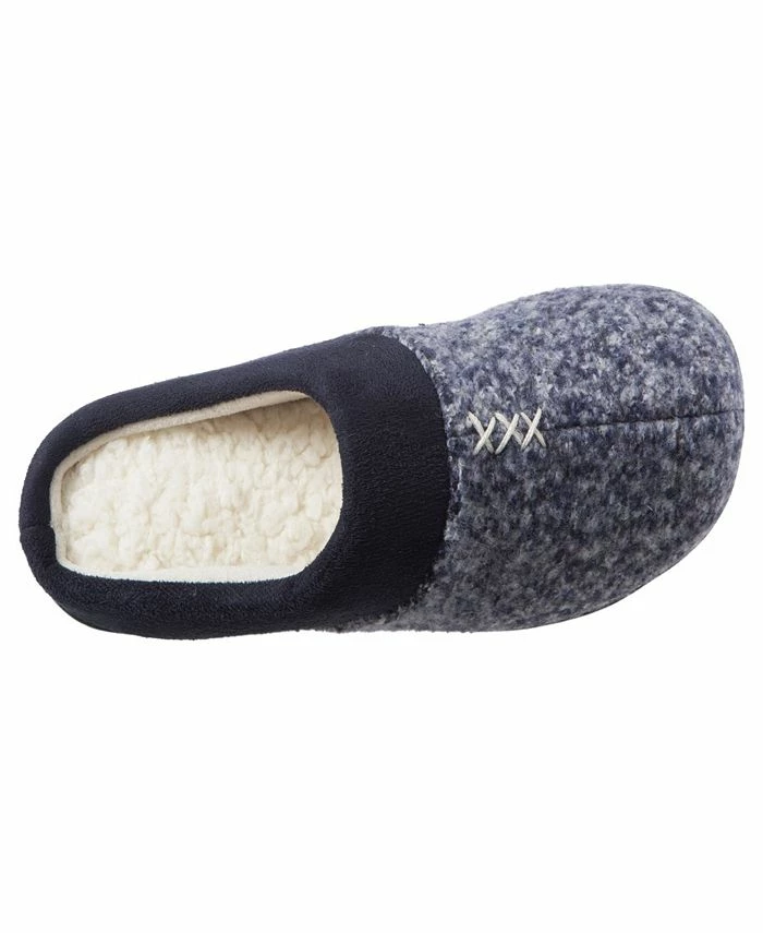 Isotoner Signature Women's Heathered Knit Jessie Hoodback Slippers - Image 4