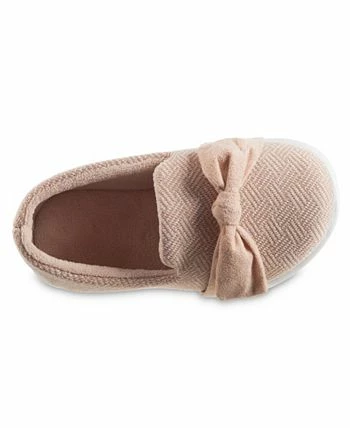 Isotoner Signature Women's Indoor/Outdoor Zenz Hatch Knit Closed-Back With Tie Slip-Ons 8 Isotoner Signature Women's Indoor/Outdoor Zenz Hatch Knit Closed-Back With Tie Slip-Ons - Image 8