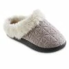 Isotoner Signature Women's Quilted Jersey Bridget Hoodback Eco Comfort Slippers