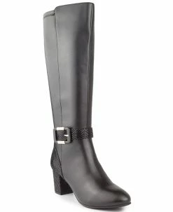 Karen Scott Isabell Wide-Calf Dress Boots, Created For Macy's
