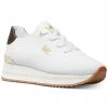 Michael Kors Women's Monique Knit Trainer Lace-Up Retro Running Sneakers