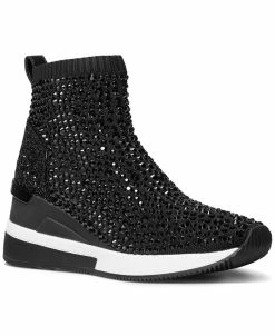 Michael Kors Women's Skyler Embellished Sneaker Booties