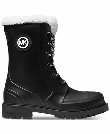 Michael Kors Women's Montaigne Lace-Up Cozy Lug Sole Rain Boots - Image 2