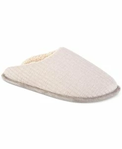 Isotoner Signature Herpa-Lined Knit Slippers