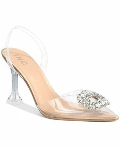 INC International Concepts Scienna Vinyl Slingback Pumps, Created For Macy's