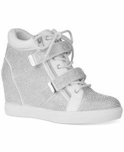 INC International Concepts Women's Debby Wedge Sneakers, Created For Macy's