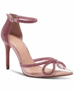 INC International Concepts Women's Lidani Pointed-Toe Clear Vinyl Pumps, Created For Macy's