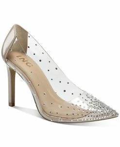 INC International Concepts Katey Clear Vinyl Pumps, Created For Macy's