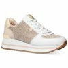 Michael Kors Women's Monique Knit Trainer Lace-Up Sneakers