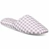 Charter Club Women's Quilted Gingham Clog Slipper