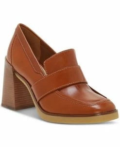 Vince Camuto Women's Ezerna Stacked Heel Loafers