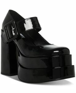 Steve Madden Women's Carly Double Platform Mary Jane Pumps