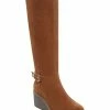 Giani Bernini Atlinaa Wedge Riding Boots, Created For Macy's