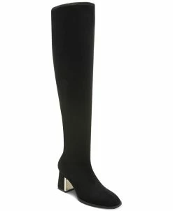 Alfani Women's Nanda Block-Heel Over-The-Knee Boots, Created For Macy's