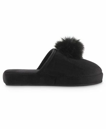 Isotoner Signature Women's Memory Foam Velour Valerie Wedge Slipper - Image 2