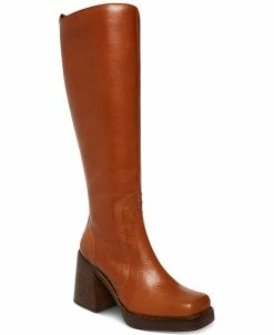 Steve Madden Women's Andiee Stacked Wooden Platform Boots
