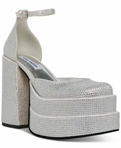 Steve Madden Women's Charlize Rhinestone Double Platform Pumps