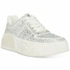 Steve Madden Women's Sonic Rhinestone Lace-Up Sneakers