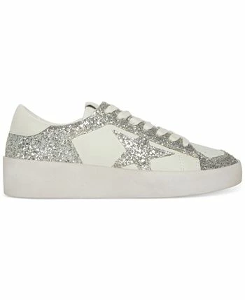 Steve Madden Women's Perona Distressed Lace-Up Star Sneakers - Image 2
