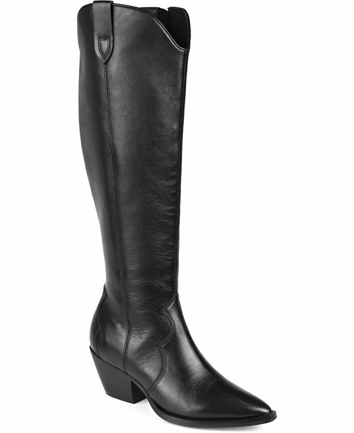 Journee Signature Women's Pryse Western Tall Boot