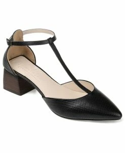 Journee Signature Women's Cameela T-Strap Heel