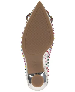 INC International Concepts Women's Savitri Embellished Flare-Heel Pumps, Created For Macy's -Sam Edelman Shop 23522597 fpx