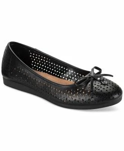 Giani Bernini Odeysa Slip-On Perforated Ballet Flats, Created For Macy's
