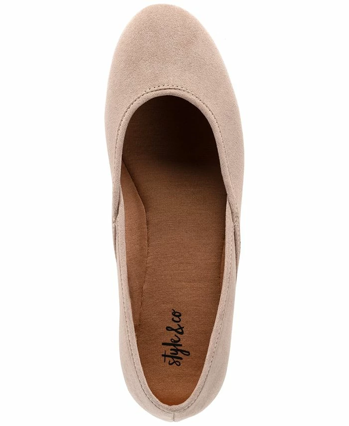 Style & Co Women's Ameliaa Top-Stitched Ballet Flats, Created For Macy's 4 Style & Co Women's Ameliaa Top-Stitched Ballet Flats, Created For Macy's - Image 4