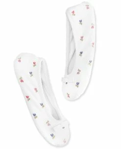 Isotoner Signature Embroidered Terry Ballerina Slipper, Online Only
