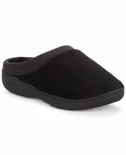 Isotoner Signature Microterry Pillowstep Slippers With Satin Trim