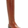 INC International Concepts Fawne Riding Leather Boots, Created For Macy's