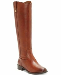 INC International Concepts Fawne Riding Leather Boots, Created For Macy's